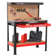 Большой стол с выдвижным ящиком и ручками + крючки (Польша)